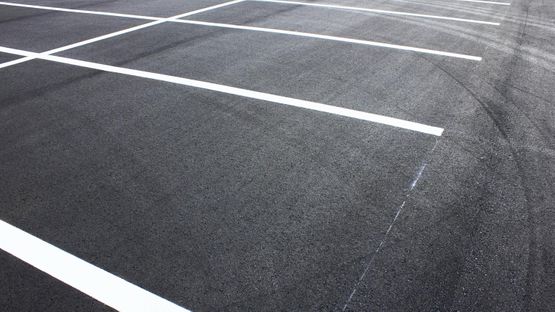 A tarmac parking area completed by our team